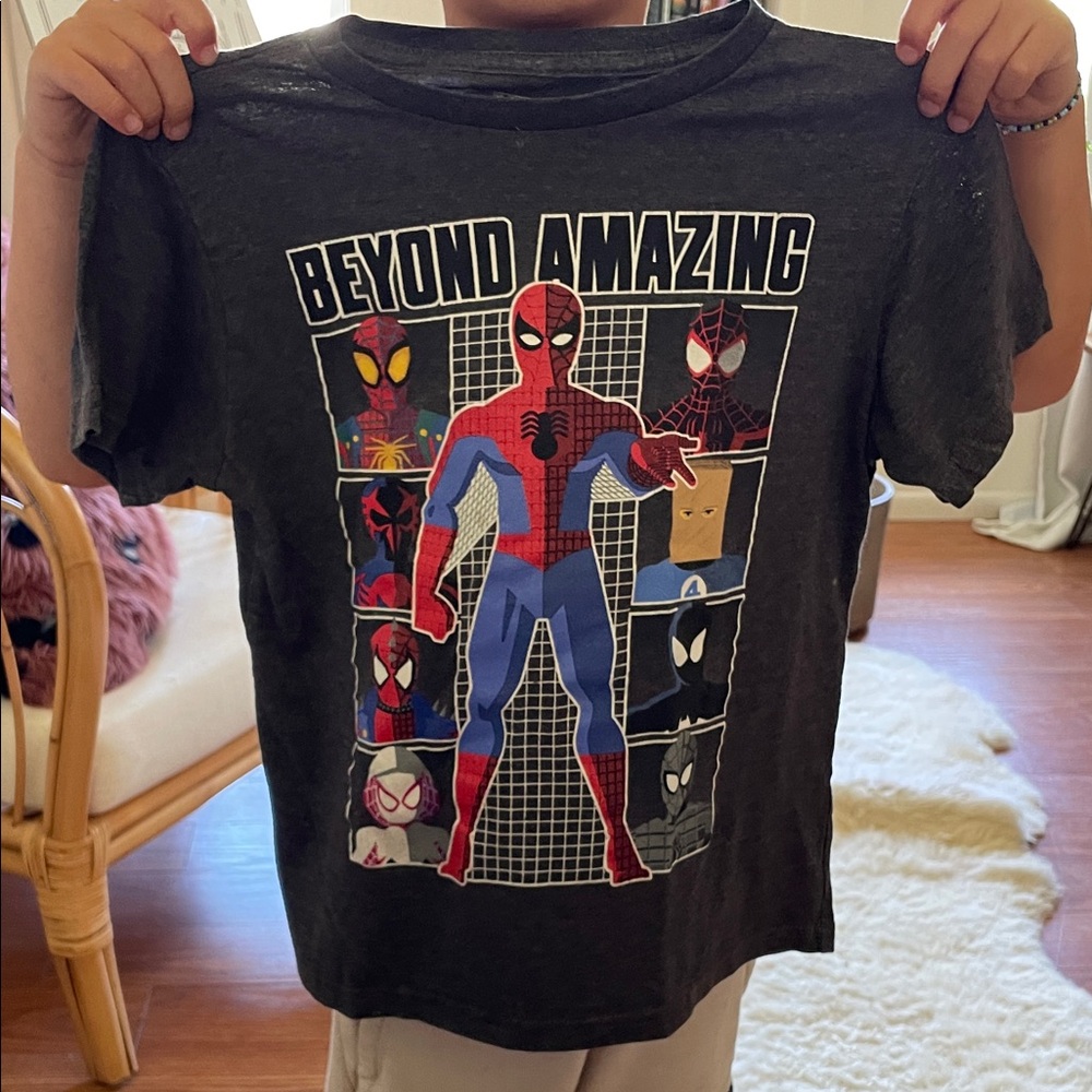 Marvel Spider-Man Kids T-Shirt - Black and Red